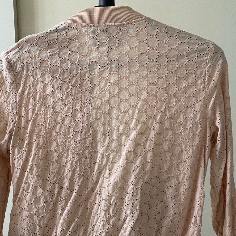Sanctuary Eyelet Bomber Jacket. Anthropologie. - image 3